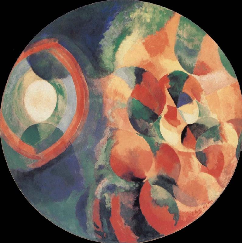 Delaunay, Robert Cyclotron-s shape Sun and Moon Sweden oil painting art